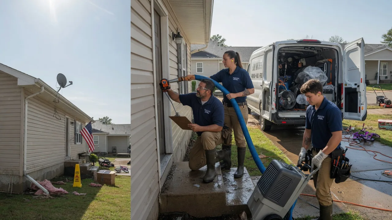 Ceiling Water Damage Restoration in Morton, IL near me
